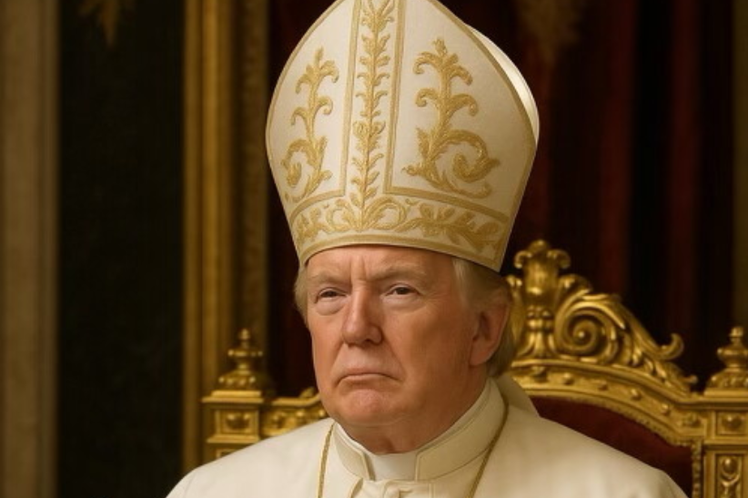 Pope Donald I? Trump Posts Bizarre AI Image of Himself as the Holy Father—Internet Responds Accordingly